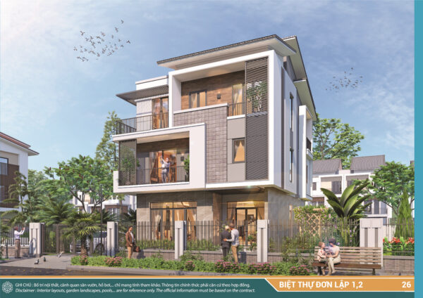 Biệt thự đơn lập 1 Centa Riverside 280 - 595m2 - Hình ảnh 2